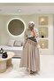 Tassel Shawl Tencel Dress Stone - 3