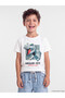 Esvab • Modern & Distinctive Zero Roba Collar Printed Boys' T-Shirt