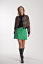 Women's Houndstooth Jacket and Skirt Set - 6