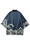 Seigaiha Great Wave Unisex Kimono - 2