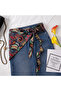 Women's Patterned Scarf Belt – Stylish Waist Accessory for Pants and Dresses - 2