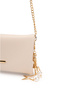 Covered Mini Women's Crossbody Bag with Star Charm Accessory, Mercury Cream - 3