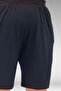67806 Plus Size Shorts -T-Shirt Combed Cotton Pajama Set - Black - 2