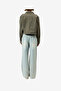 Women's Vintage Khaki Larissa Faux Suede Bomber - 6