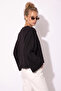 Women's Wide Sleeve T-Shirt Crew Neck Long Sleeve Cotton Relaxed Fit - 2