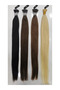 I Tip Hair Extensions Human Hair, Remy Brazilian Virgin Hair Invisible Itip Hair Extensions 100% Real Human Hair Keratin I Tip Pre Bonded Extension 24inch 50g/pack - 2