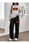 New York Printed Women's Cropped Crewneck Bottom/Top Sweat Suit