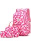 School Backpack for Girls, Teenage Laptop Bags Backpack and Lunch-Bag Set for Girls-Boys School Elementary Bookbags, 3Pcs Primary School Bag Backpack with Lunch Kit
