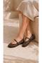 Pantly Saten Women's Orthopedic Ballerina Shoes with Memory Sole and Round Toe Ballerina Shoes - 2