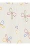 Vizyon New Season Ecru Baby Girl Spanish Patterned Leggings Pants - 2