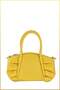 Lora Women's Midi Length Drawstring Hand and Shoulder Bag - Yellow - 4