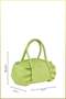 Lora Women's Midi Length Drawstring Hand and Shoulder Bag - Pistachio Green - 3