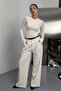 Soft Touch Finger-Loop Long Sleeve Basic Blouse St3439 - 5