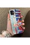 iPhone 12 Mini Compatible Hard Acrylic Back Silicone Edge Lens Protection Haaland Case - 2