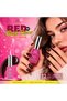 Red Flush Disco Gel Nail Polish 8ml HEMA and TPO-Free - 3