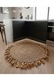 Rugs Modern Home - Savana Modern Round Wicker Textured Rug - 3