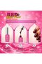 Red Flush Disco Gel Nail Polish 8ml HEMA and TPO-Free - 4