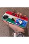 iPhone 14 Plus/15 Plus Compatible Hard Acrylic Back Silicone Edge Lens Protection Star Football Player Case - 3