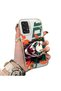 Samsung Galaxy A73 Compatible Hard Acrylic Back Silicone Edge Lens Protection Joker Case