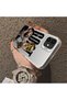 iPhone 12/12 Pro Compatible Hard Acrylic Back Silicone Edge Lens Protection Star Football Player Case - 4