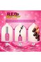 Red Flush Disco Gel Nail Polish 8ml HEMA and TPO-Free - 4