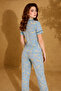 Luxury Jacket Collar Pajama Set - 3