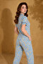 Luxury Jacket Collar Pajama Set - 2