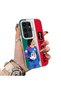 Samsung Galaxy S23 Ultra Compatible Hard Acrylic Back Silicone Edge Lens Protection Star Football Player Case