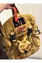 Old Cotton Cargo Vintage Washed Canvas Backpack Tan / Mustard - 2