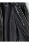 Lcw Vision Black Women's Oversize Bomber Leather Look Jacket - 8