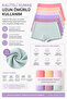Girls' Report Boxer 6-Pack – Flexible, Soft Textured, Comfortable Daily Children's Underwear - 8
