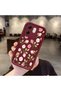 Infinix Hot 50I Compatible Burgundy Background Rose Flower Pattern Soft Silicone Shockproof Case - 2