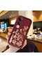 Vivo V50 Lite 4G/5G Compatible Burgundy Background Rose Flower Pattern Soft Silicone Shockproof Case - 2