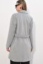 Bdart Belted Midi Coat with Jacket Collar - 7