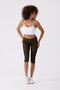 Women's High Waist Capri Leggings Below Knee Stretchy Tummy Control Casual Sport Summer Leggings Premium - 2