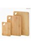 3-Piece Bamboo Cutting Board 22.5*14-30*21-35*24 cm - 2