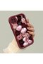 Poco C31 Compatible Shock-Absorbing Silicone Case with Lots of Flowers and Vintage Roses Printed on It