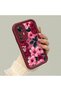 Redmi K50 Ultra Compatible Pink Ground Vivid Color Flower Pattern Shockproof Silicone Case
