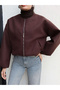 Zippered Stamp Bomber Jacket - 3