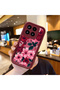 Mi 15 5g Compatible Pink Ground Vivid Color Flower Pattern Shockproof Silicone Case - 2