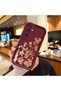 Samsung Galaxy S23 Fe Compatible Soft Silicone Case with Burgundy Background Rose Flower Pattern - 2