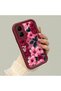 Infinix Smart 10 Compatible Pink Floor Pink Live Color Flower Pattern Shock Resistant Silicone Case