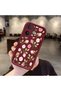 Vivo V60 Compatible Burgundy Background Roses Flower Pattern Soft Silicone Shockproof Case - 2