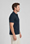 Men's Prestige Polo Collar T-Shirt 110S Pima Cotton Liquid Ammonia Mercerized Navy Blue M120-K0141-02 - 2