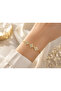 Daisy Zircon Stone Women's Bracelet with Elevator Chain (Fits Any Wrist) - 3