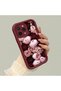 iPhone 13 Pro Max Compatible Shock-Absorbing Silicone Case with a Lot of Flowers and Vintage Rose Print