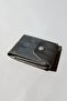 Men's Wallet Genuine Leather Handmade Card Holder with Cash Compartment Gray - 3