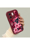 Infinix Smart 9 Compatible Pink Floor Pink Color Live Color Flower Pattern Shock Resistant Silicone Case