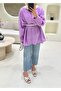 Oversize Tencel Shirt Lilac - 4