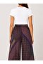 Ethnic Pattern Satin Women's Palazzo Trousers - 7